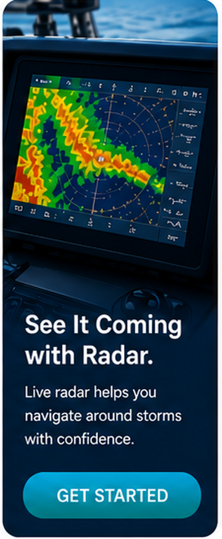 SafeBoat Radar screen