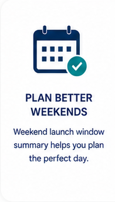 Plan Better Weekends